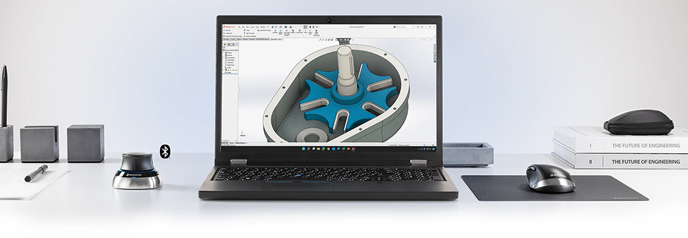 マウス・トラックボール 3DCONNEXION SpaceMouse Wireless Kit 2 SpaceMouse Wireless Kit 2 - Bluetooth Edition